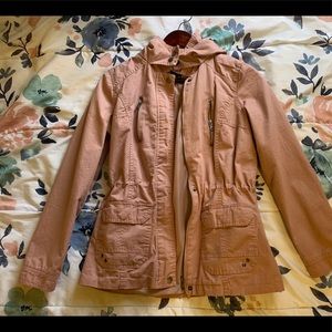 Baby pink utility jacket